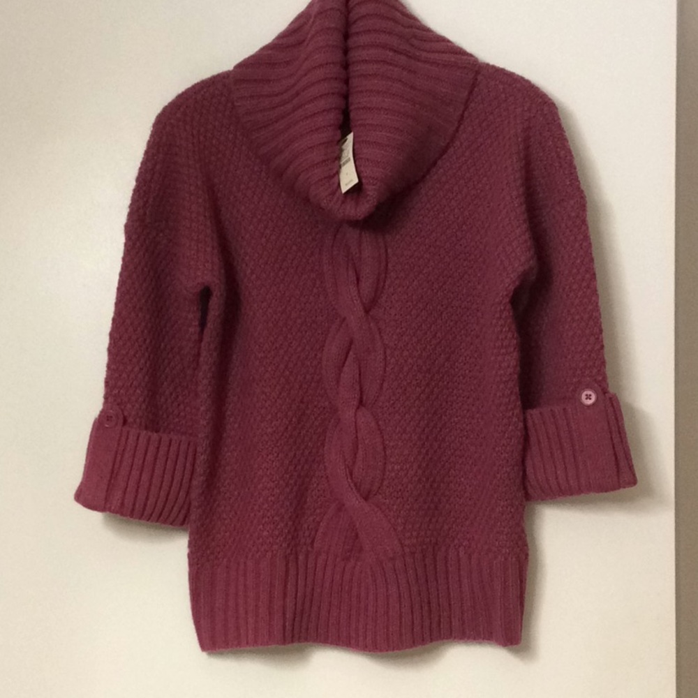😍Cowl Neck Cuff Sleeve Sweater😍